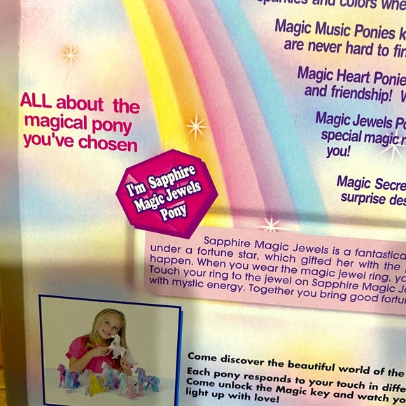 MAGIC TOUCH PONY VTG 90s MAGIC JEWELS PONIES, LIGHT UP & BLINK COLLECTION OF 3 - Picture 14 of 16